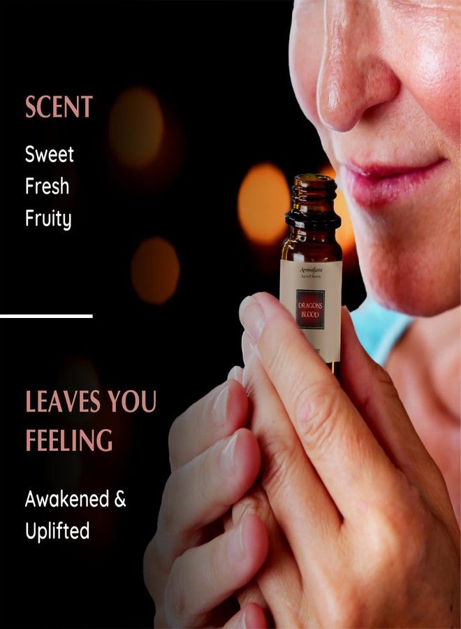 Aromafume Dragon’s Blood Resin Essential Oil Diffuser Blend by Aromafume | 3 x 10ml / 0.33 fl oz | Ideal for Spirituality & Rituals | Made with Pure Resin from Socotra | Non-Alcoholic, Non-Toxic & Vegan - Image 5